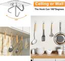 Heavy-Duty Transparent Wall Hooks – No Drill, No Mess!
