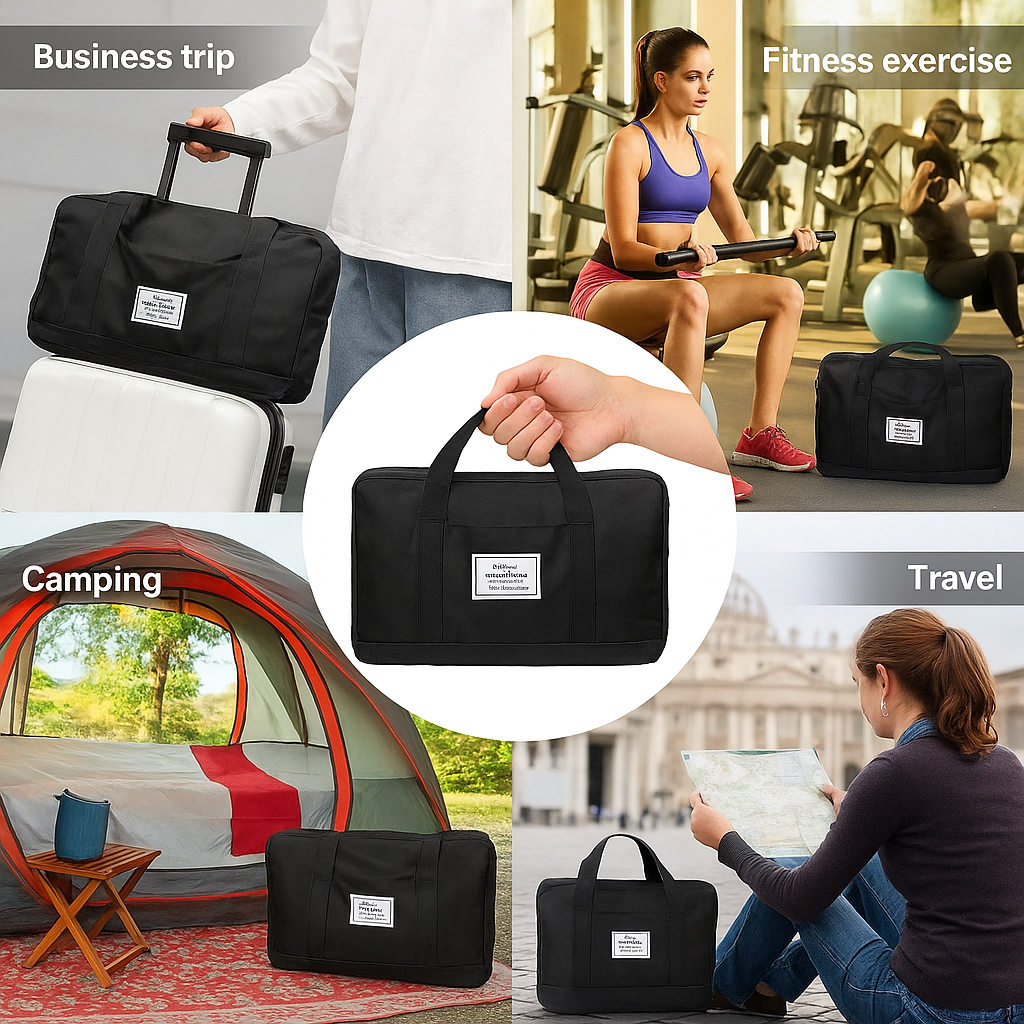 Smart Travel Duffel Bag – Lightweight, Stylish & Spacious