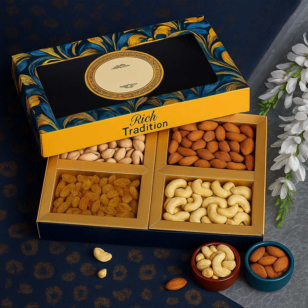 Rangoli Dry Fruit Collection – Premium 400g Gift Box