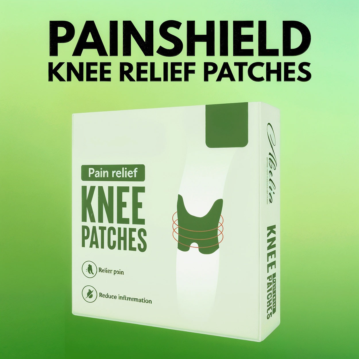 Painshield™Herbal Self-Heating Knee Patches – Natural Arthritis & Joint Pain Relief, Improves Mobility & Reduces Stiffness (10 Patches)