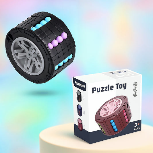 3D Rotating Puzzle Toy – Fidget Spinner & Brain Game Combo